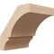 Ekena Millwork 5-inch W x 6-inch D x 6-inch H Balboa Rough Cedar Woodgrain TimberThane Knee Brace, Primed BRCUR05X06X06BOARCPR - alternate 1